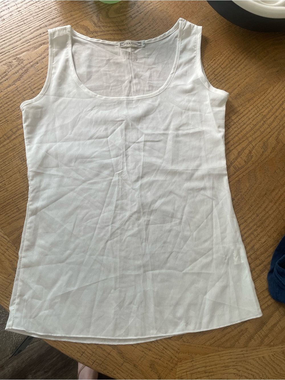 Sheer white tank